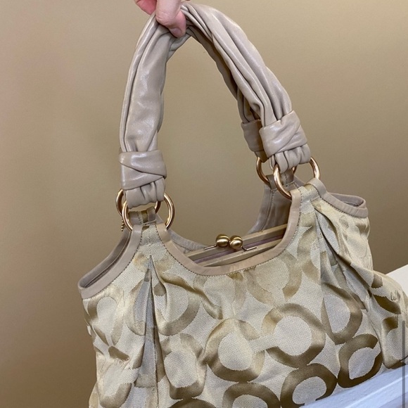 Coach Madison Phoebe Leather Handbag - Picture 6 of 7